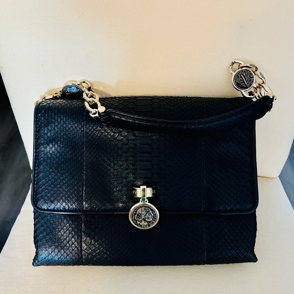 Bvlgari Black python hobo/shoulder bag - Picture 2 of 9